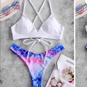 Mermaid Lace Up Bikini